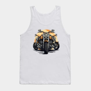 Dirt Bike Illustration Tank Top